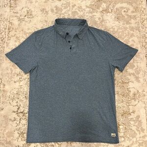 Vuori Blue Polo Shirt for Effortless Style